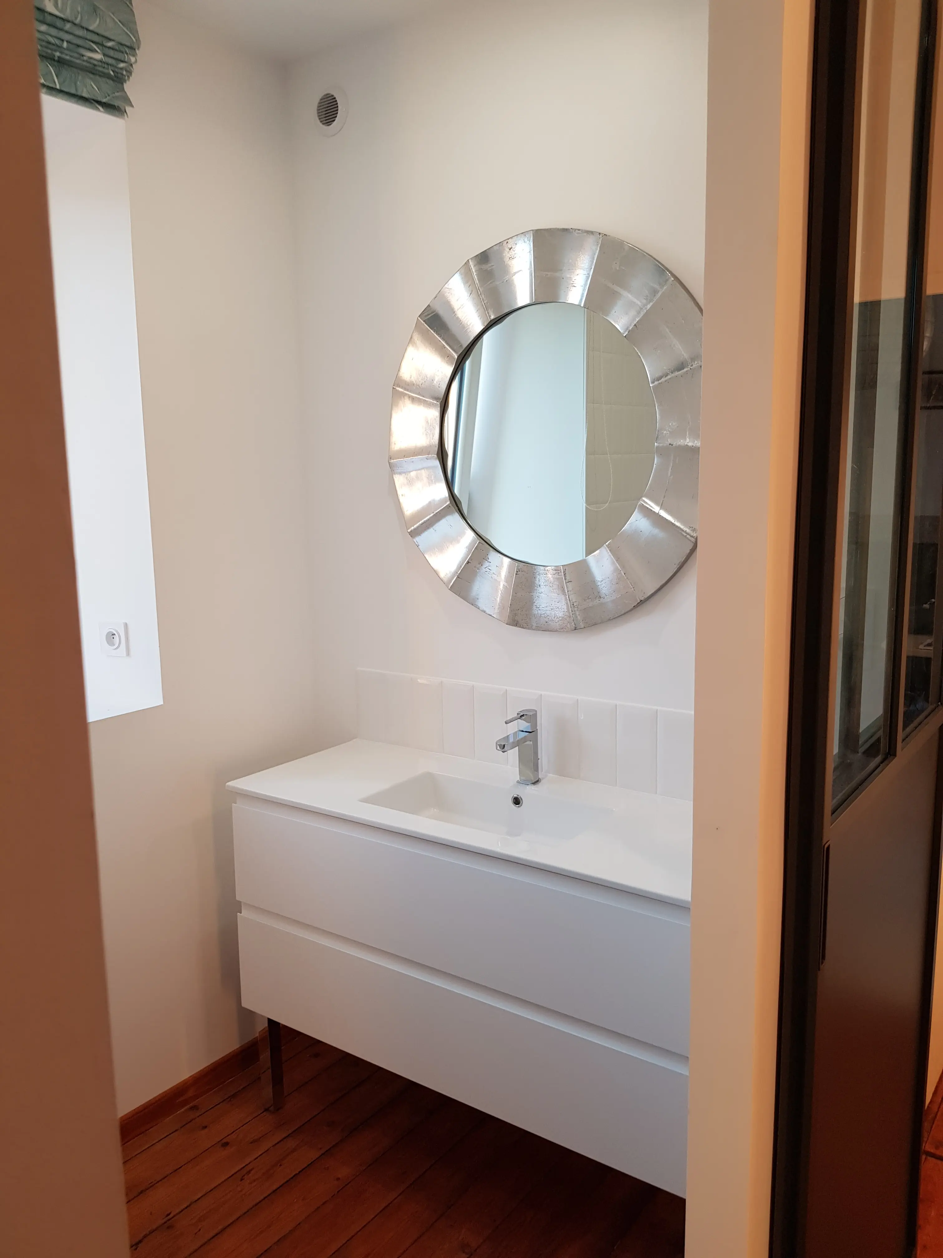 Salle de bain esprit suite parentale réalisée à Plestin-les-Grèves